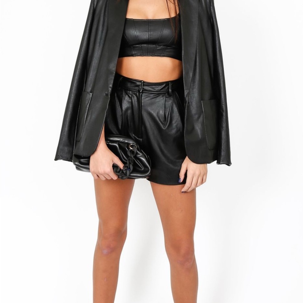 Black Amanda Uprichard Shorts